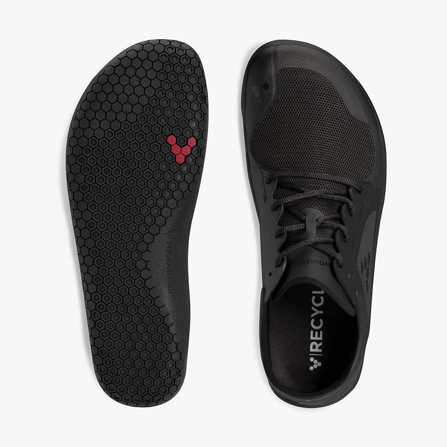 Vivobarefoot Primus Lite III Hardloopschoenen Kinderen Zwart | Nederland 0256CTVE